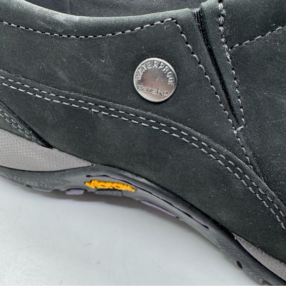 DANSKO Patti Black Nubuck Leather Slip-on Shoes 38 / 7.5 8 - Picture 5 of 12